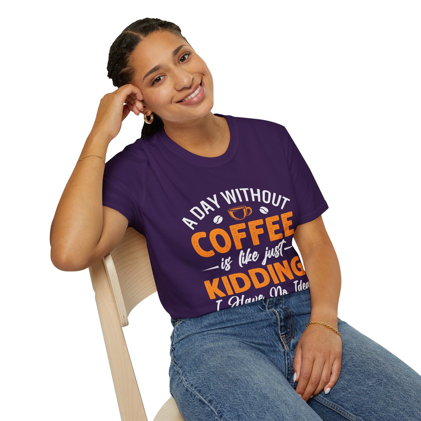 Day without Coffee Custom Unisex Tee