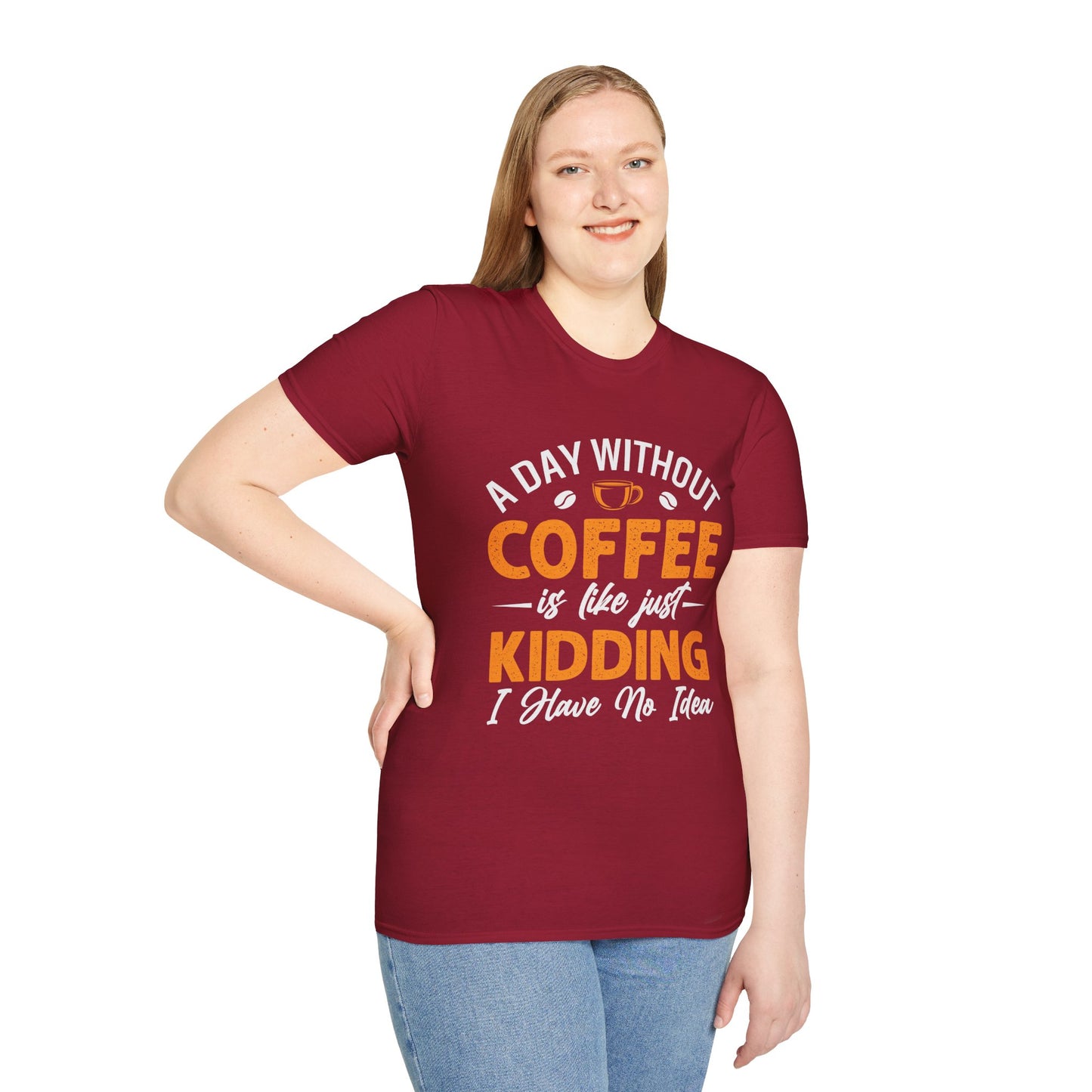 Day without Coffee Custom Unisex Tee