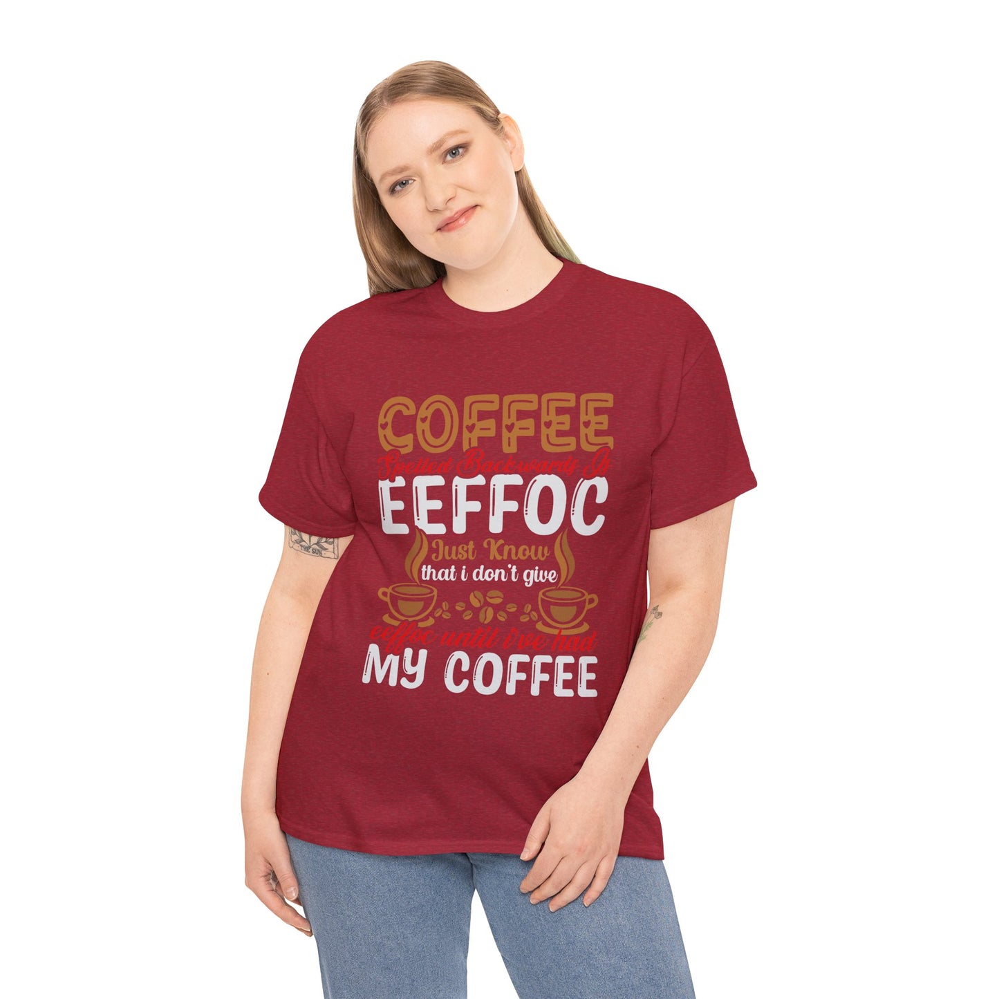 Coffee T-shirt Unisex Heavy Cotton Tee