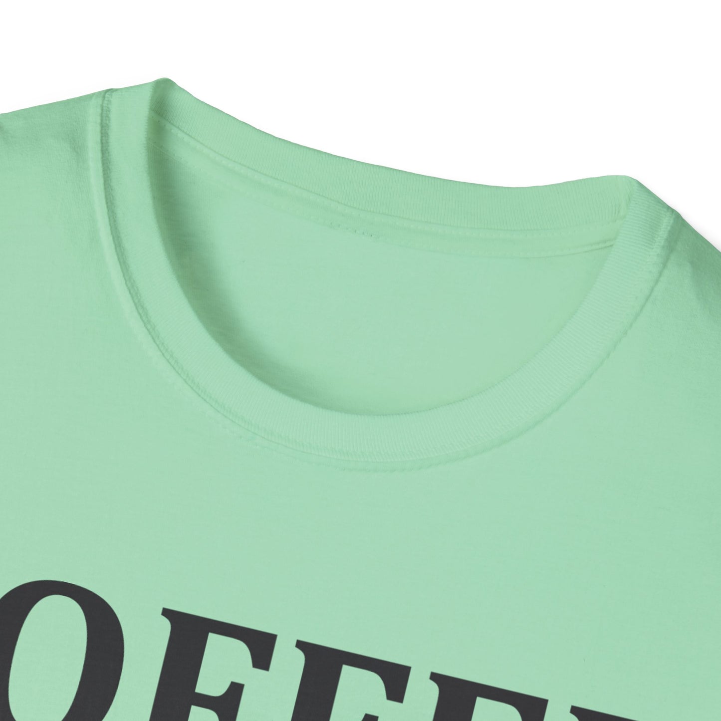 Coffee Now Wine Later Unisex Softstyle T-Shirt