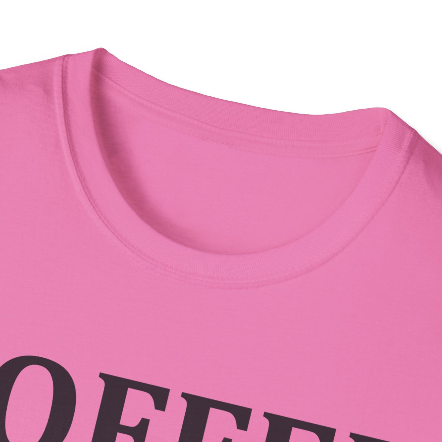 Coffee Now Wine Later Unisex Softstyle T-Shirt