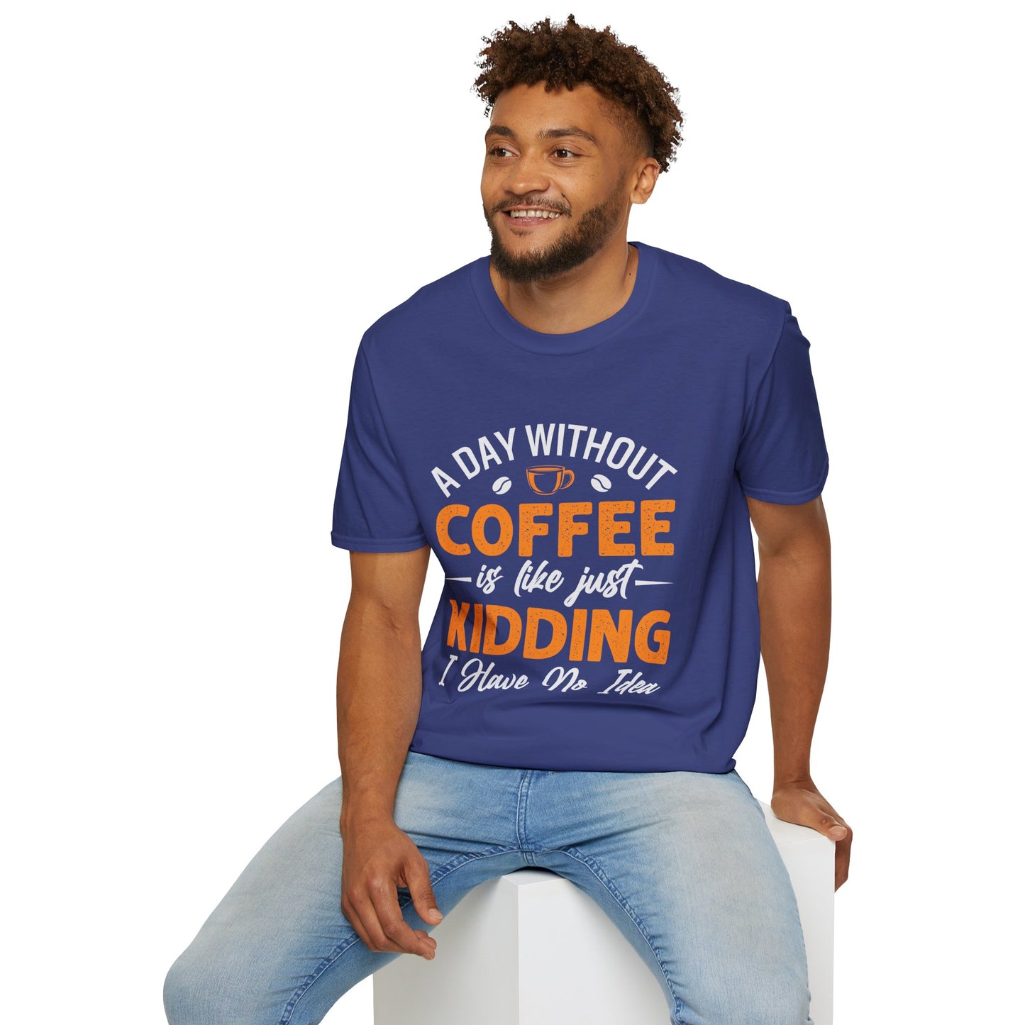 Coffee Blur men Softstyle T-Shirt