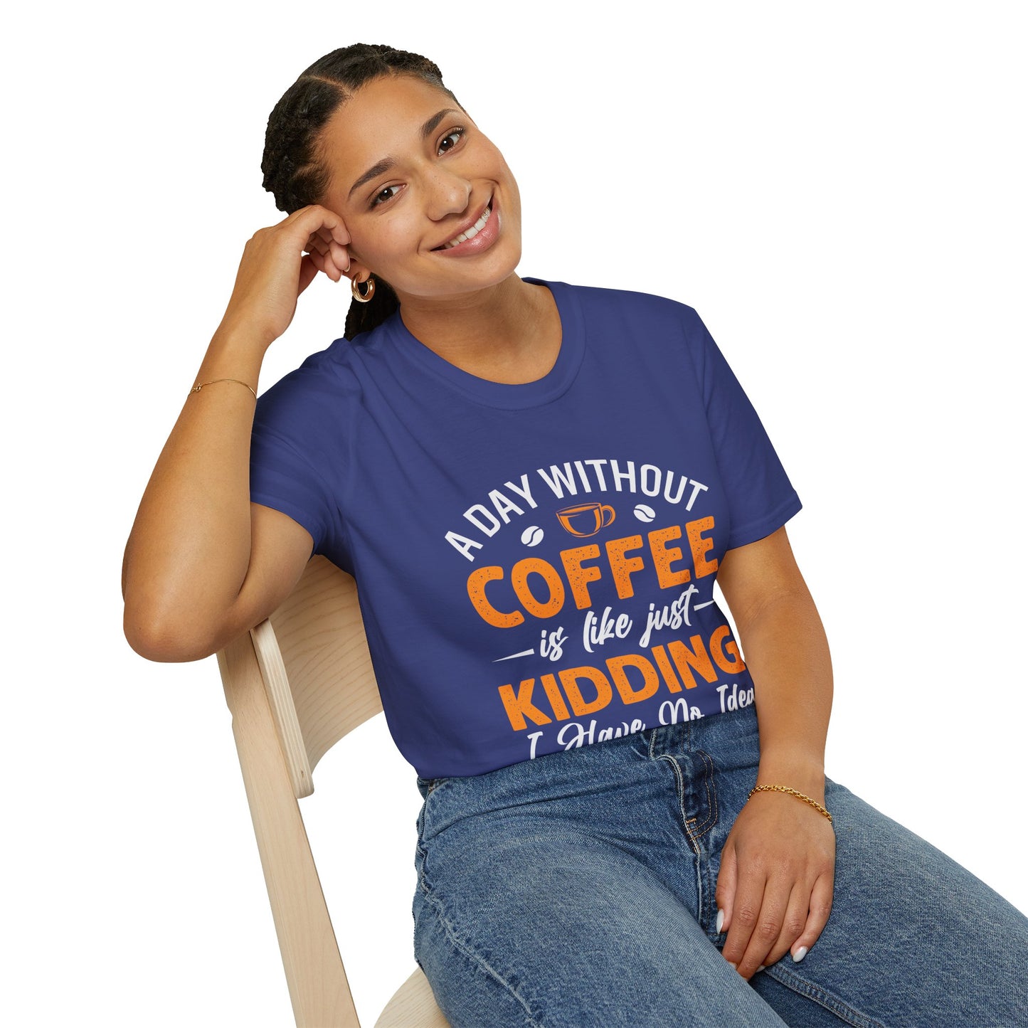 Coffee Blur women Softstyle T-Shirt