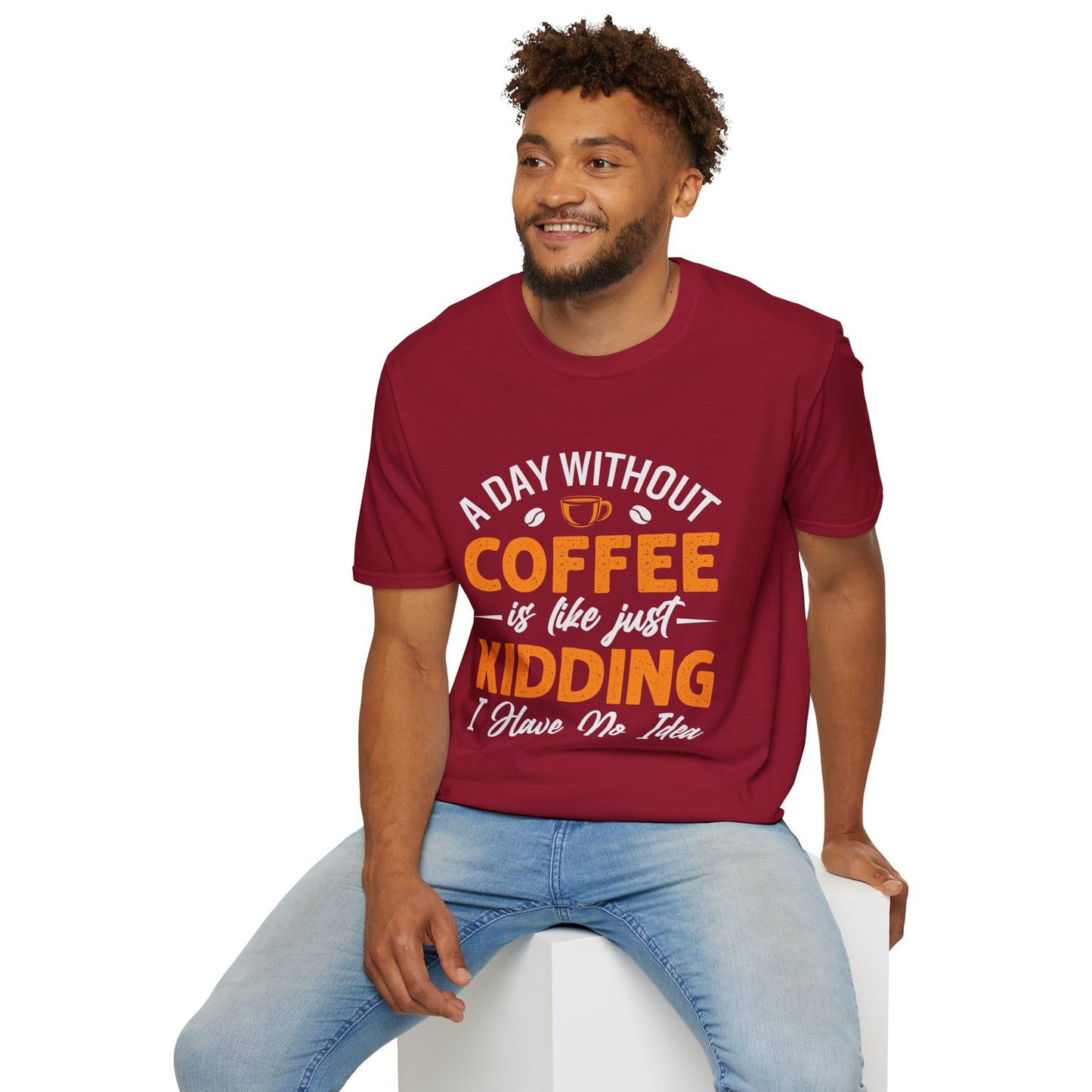 Coffee Tees Unisex red T-Shirt
