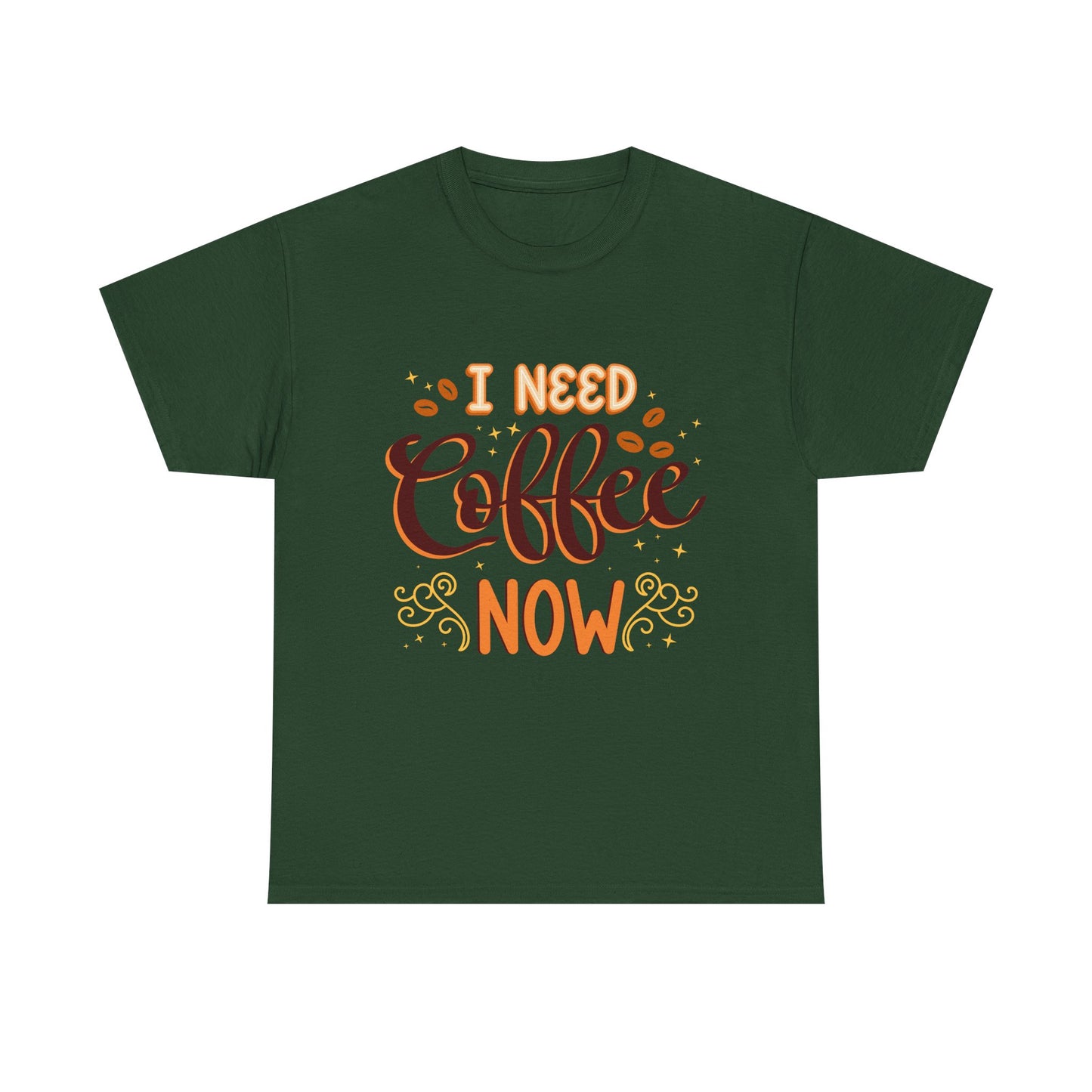 Coffee lover green T-shirt