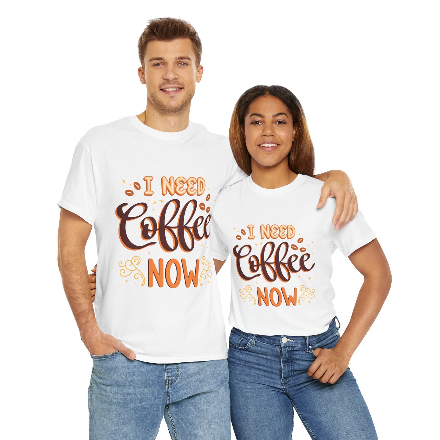 Coffee lover white unisex T-shirt