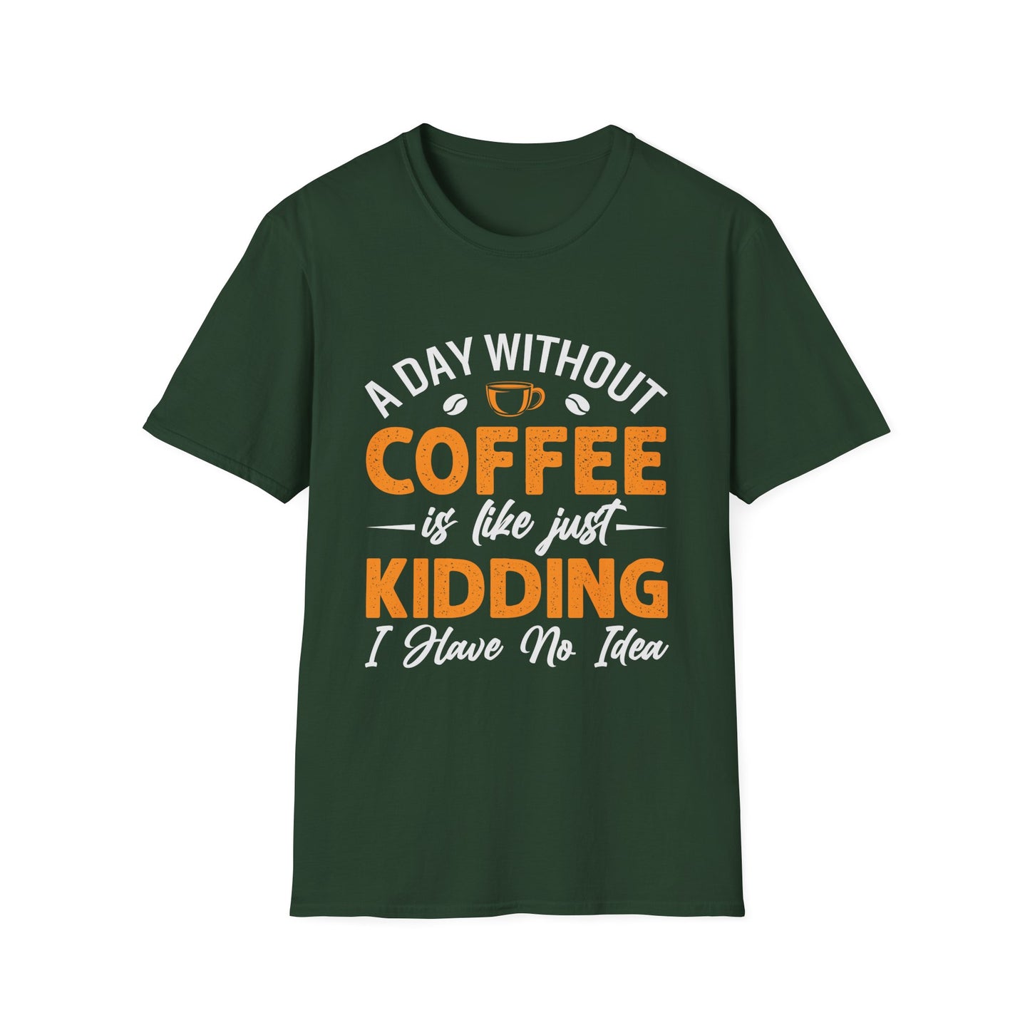 Day without Coffee Black Tees Unisex T-Shirt