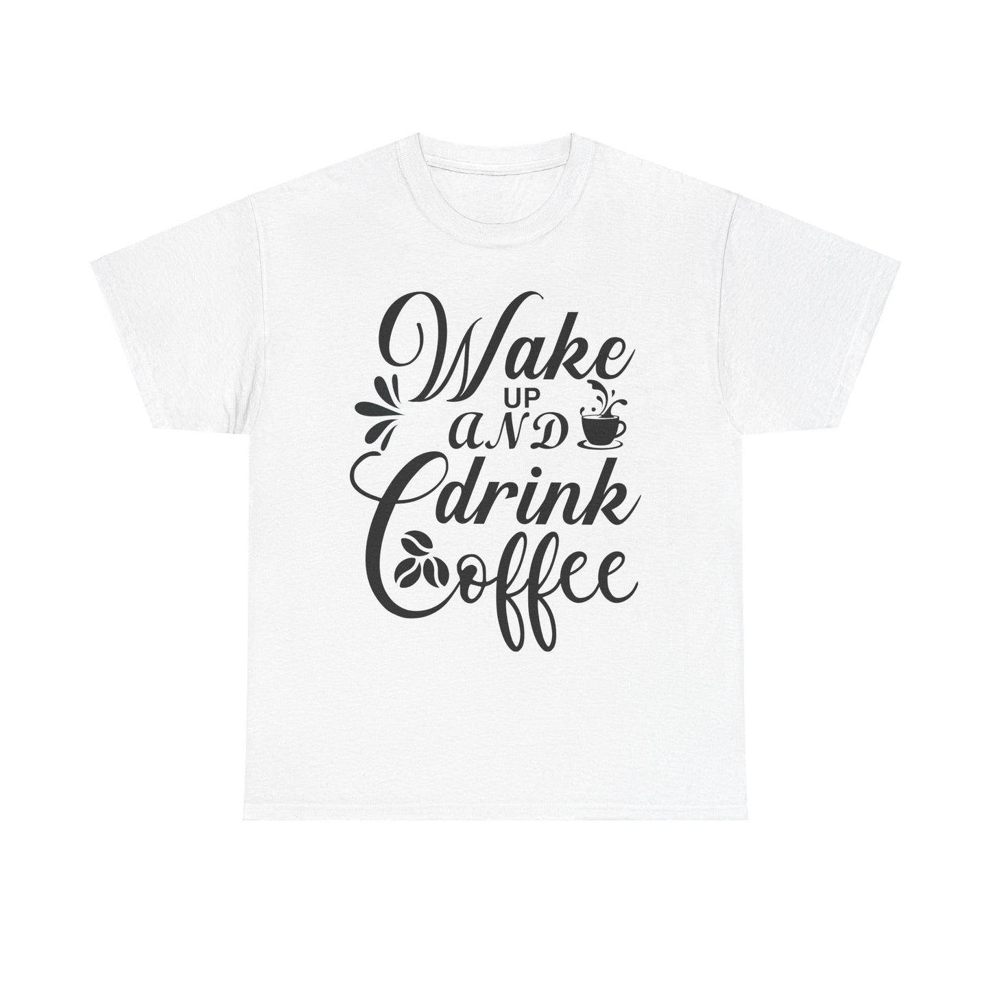 Unisex T-shirt Heavy Cotton Drink Coffee Lover Tee