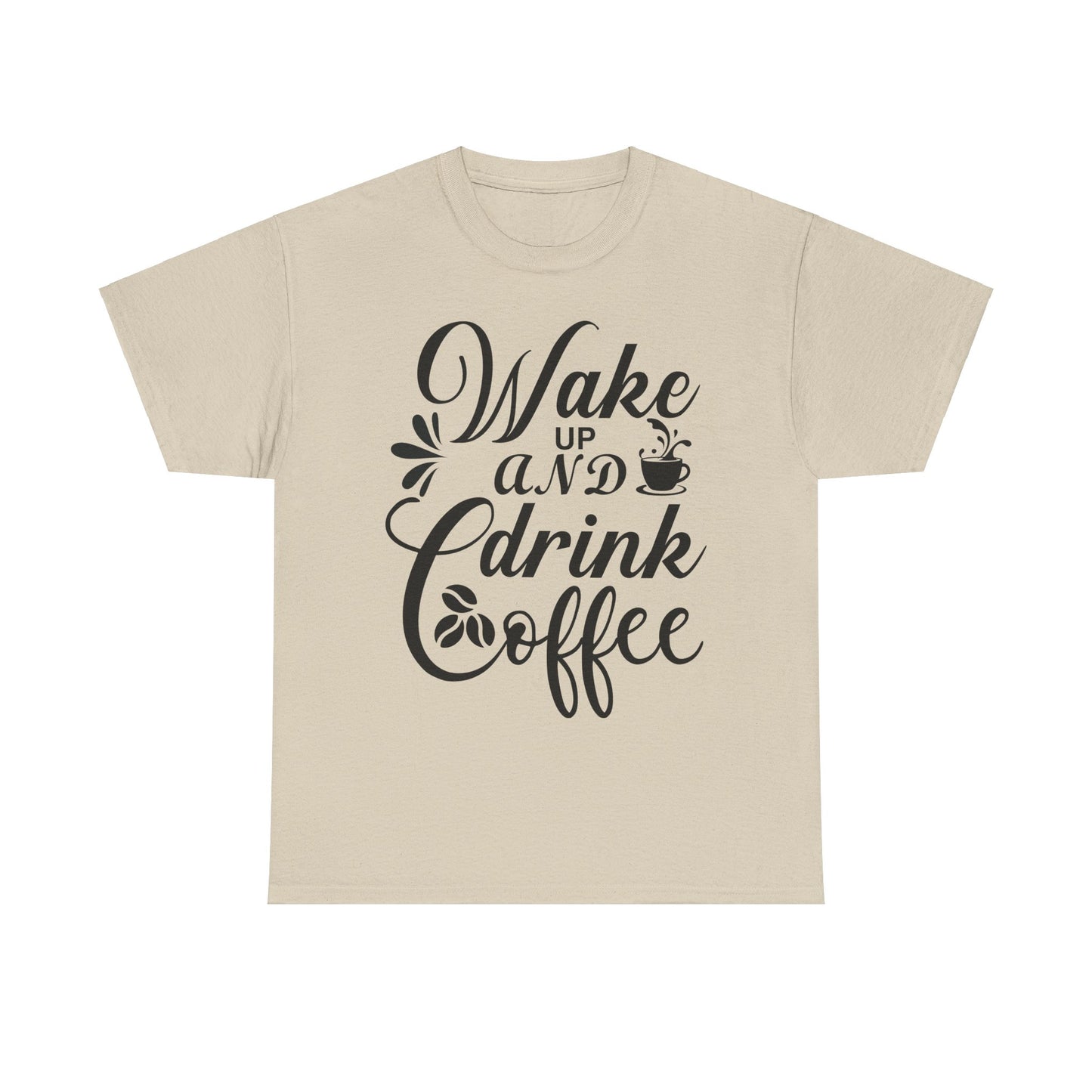 Unisex yellow T-shirt Drink Coffee Lover Tee