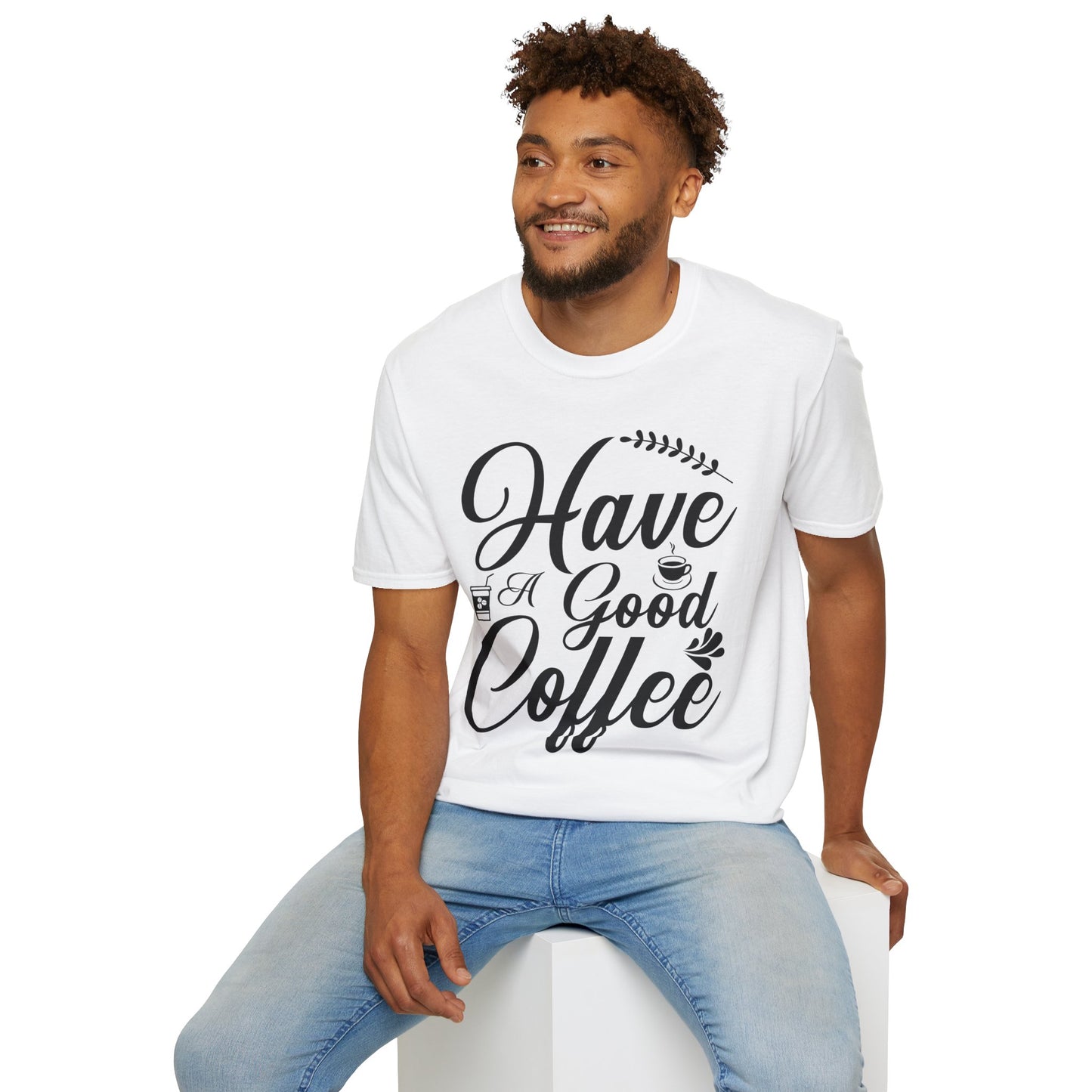 printed coffee t-shirt for men