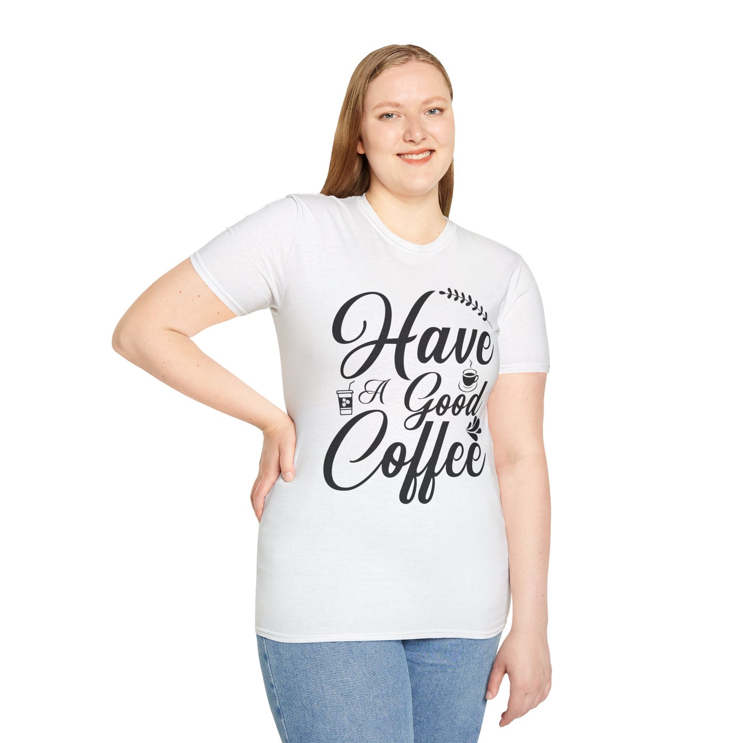 printed coffee t-shirt for women