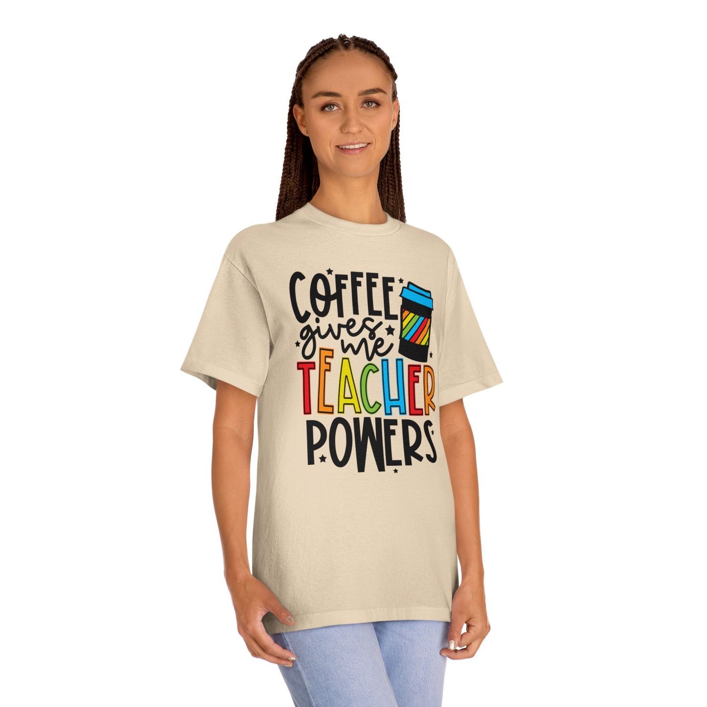 teacher power girl t-shirt