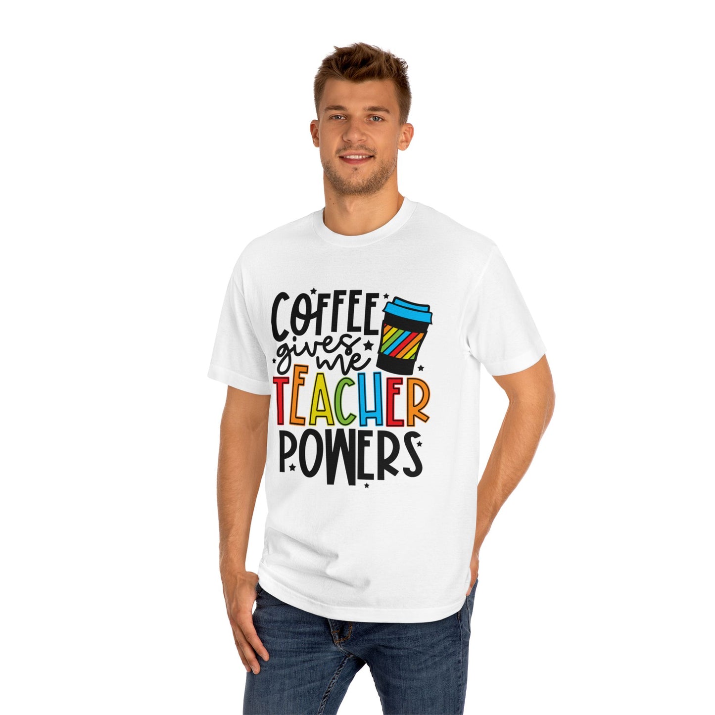 teacher power men t-shirt