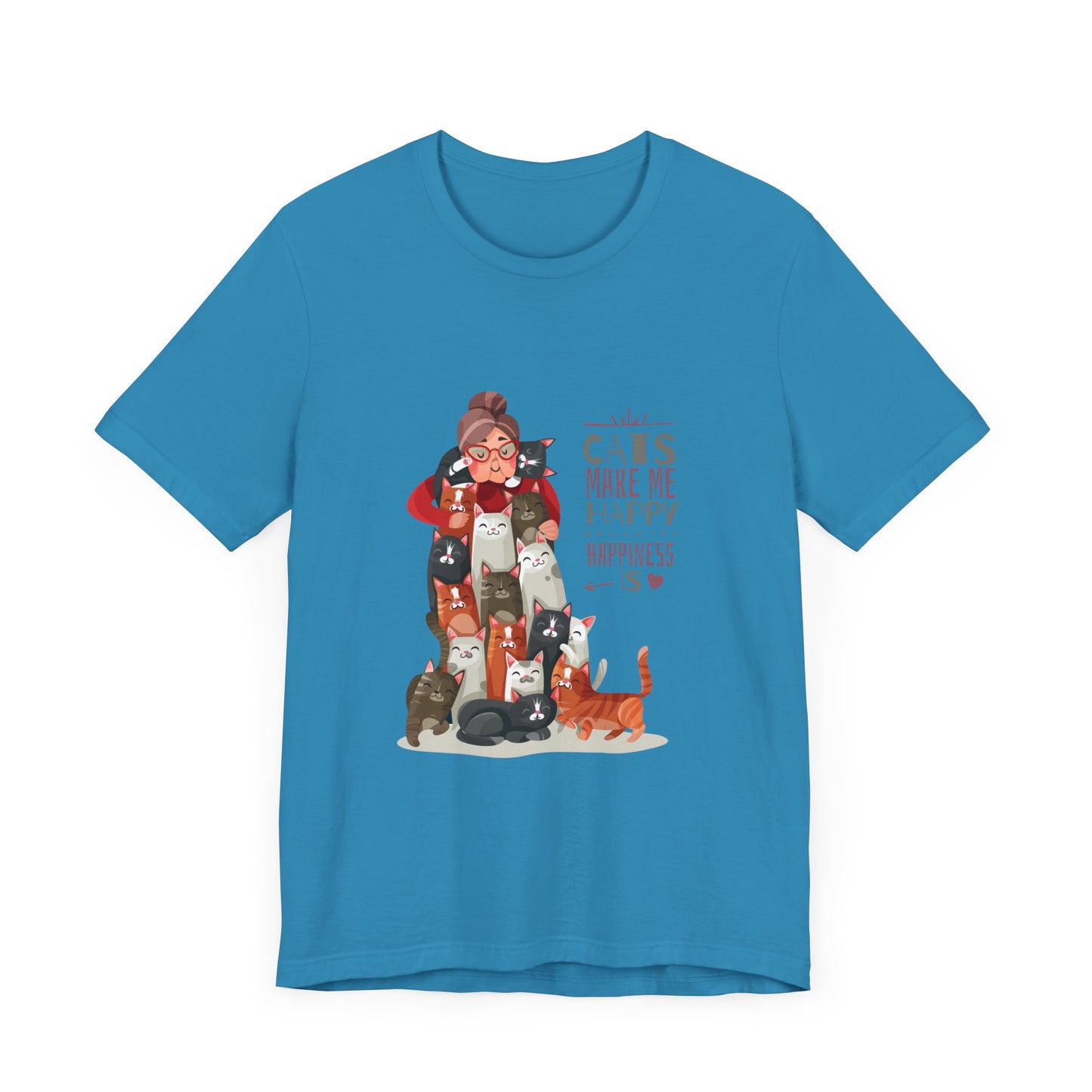 Cat Lover T-shirt Unisex Jersey Short Sleeve Tee