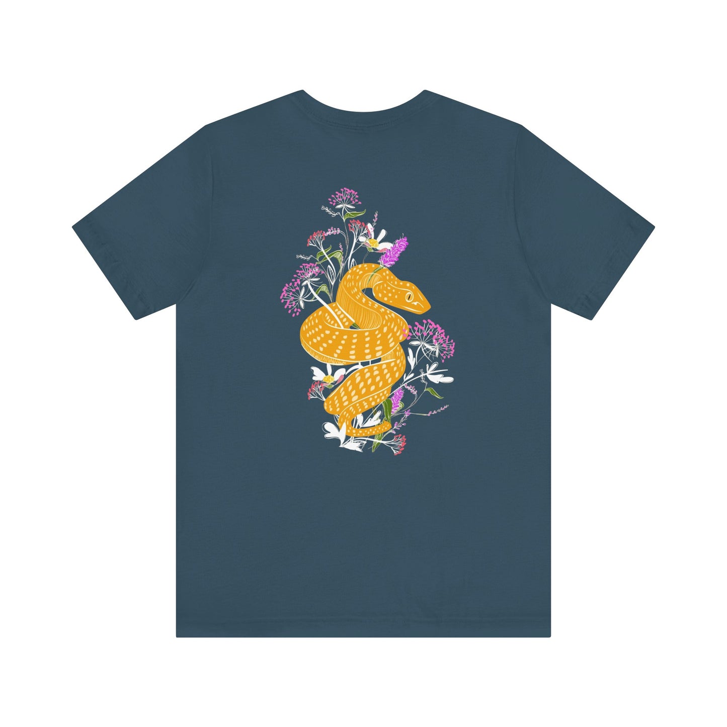 Custom unisex snake printed Tee