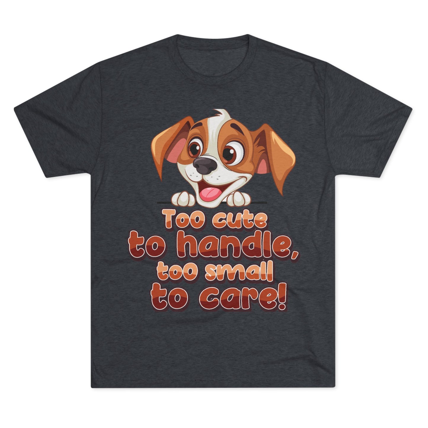 Cute Puppy Unisex T-shirt Tri-Blend Tee