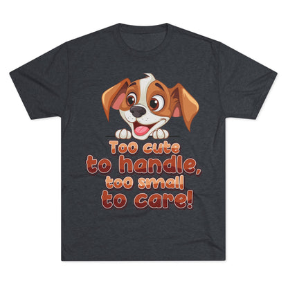 Cute Puppy Unisex T-shirt Tri-Blend Tee