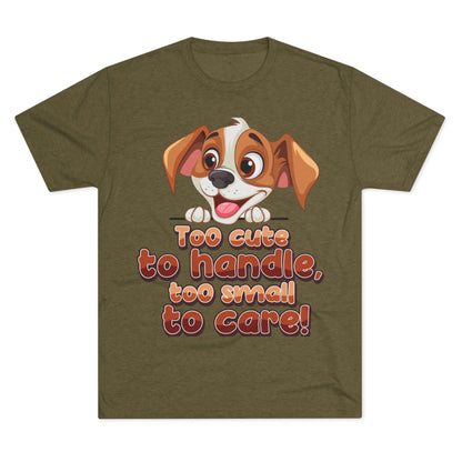 Cute Puppy Unisex T-shirt brown