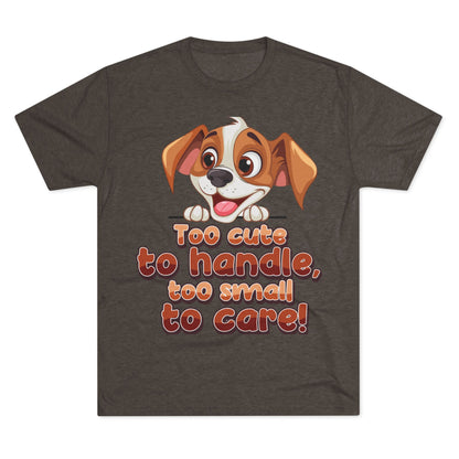 Cute Puppy Unisex T-shirt brown Tee