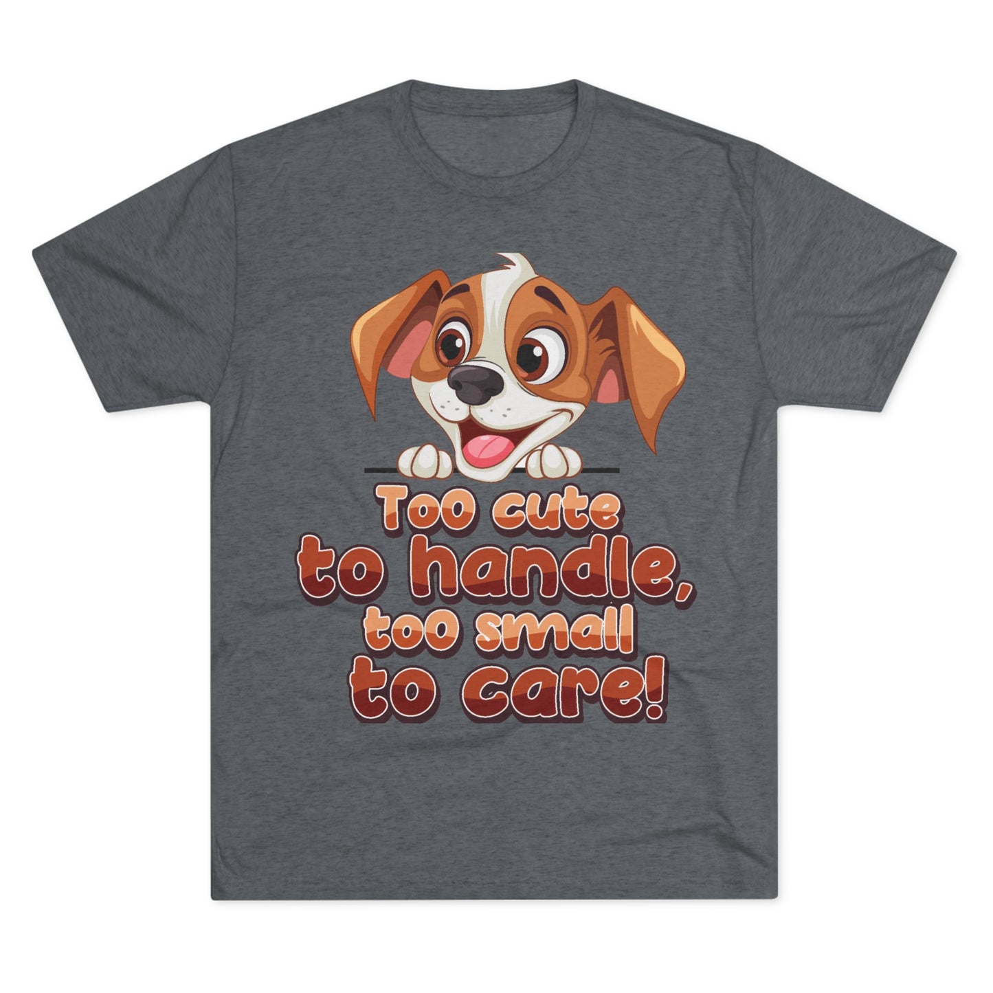 Cute Puppy Unisex T-shirt grey