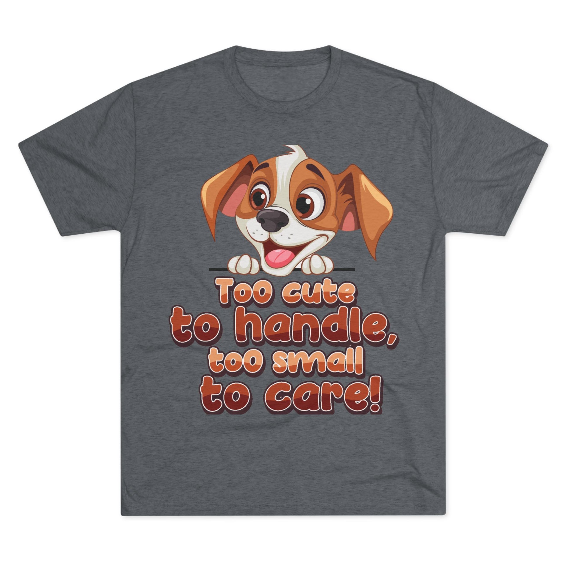 Cute Puppy Unisex T-shirt grey
