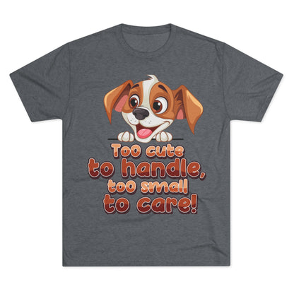 Cute Puppy Unisex T-shirt grey