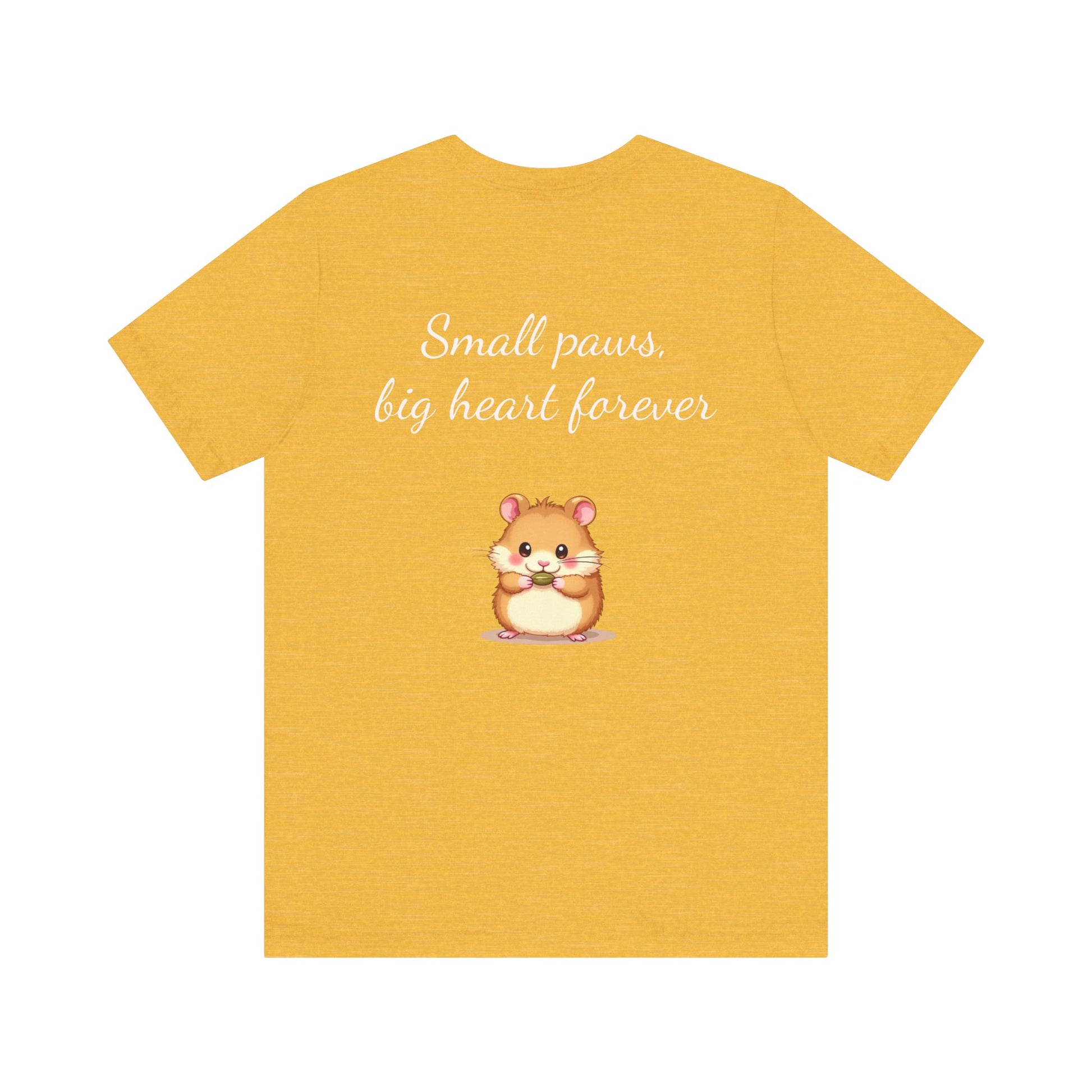 Little Hamster Unisex yellow Short Sleeve Tee