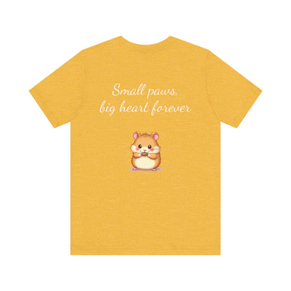 Little Hamster Unisex yellow Short Sleeve Tee