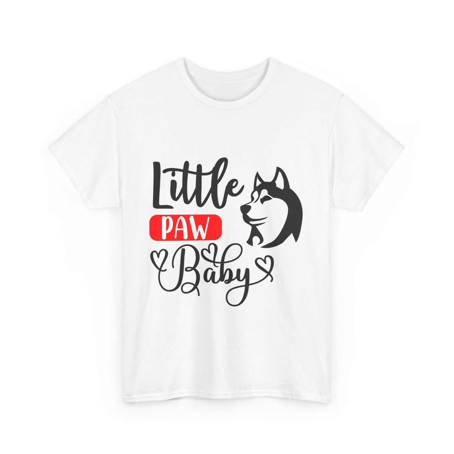 Little Paw Baby Unisex T-shirt Heavy Cotton Tee
