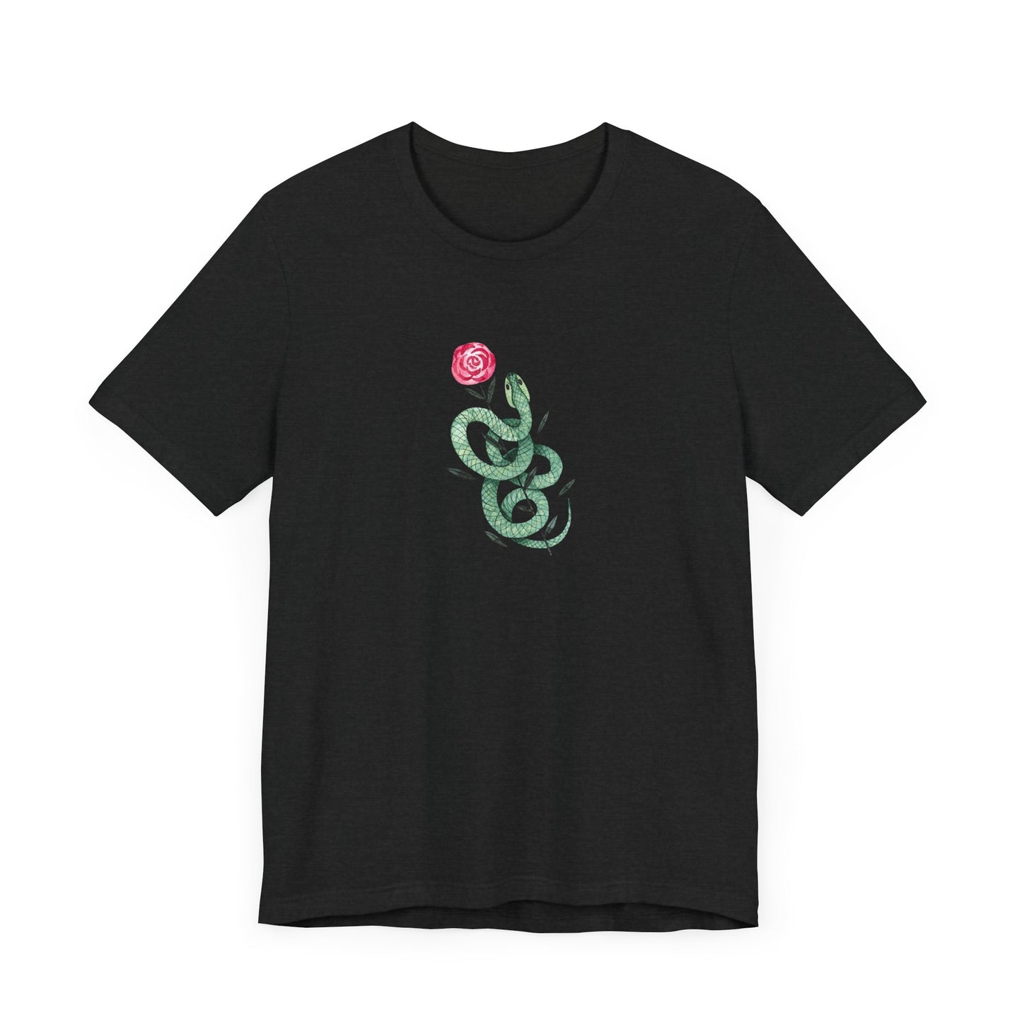 Snake_Printed_Unisex_black_tee
