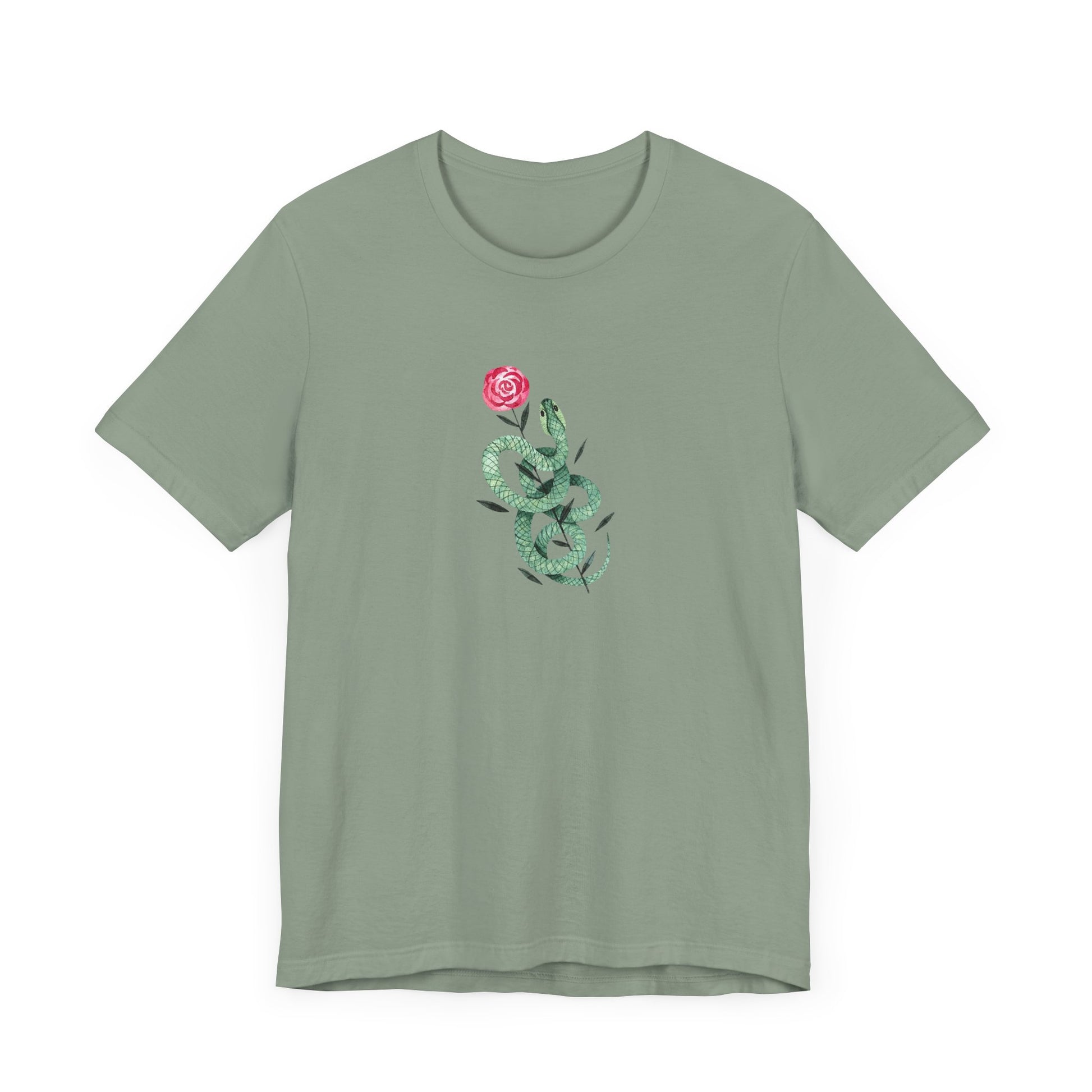 Snake_Printed_men_grey_t-shirt
