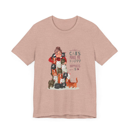 kitten make me happy t-shirt