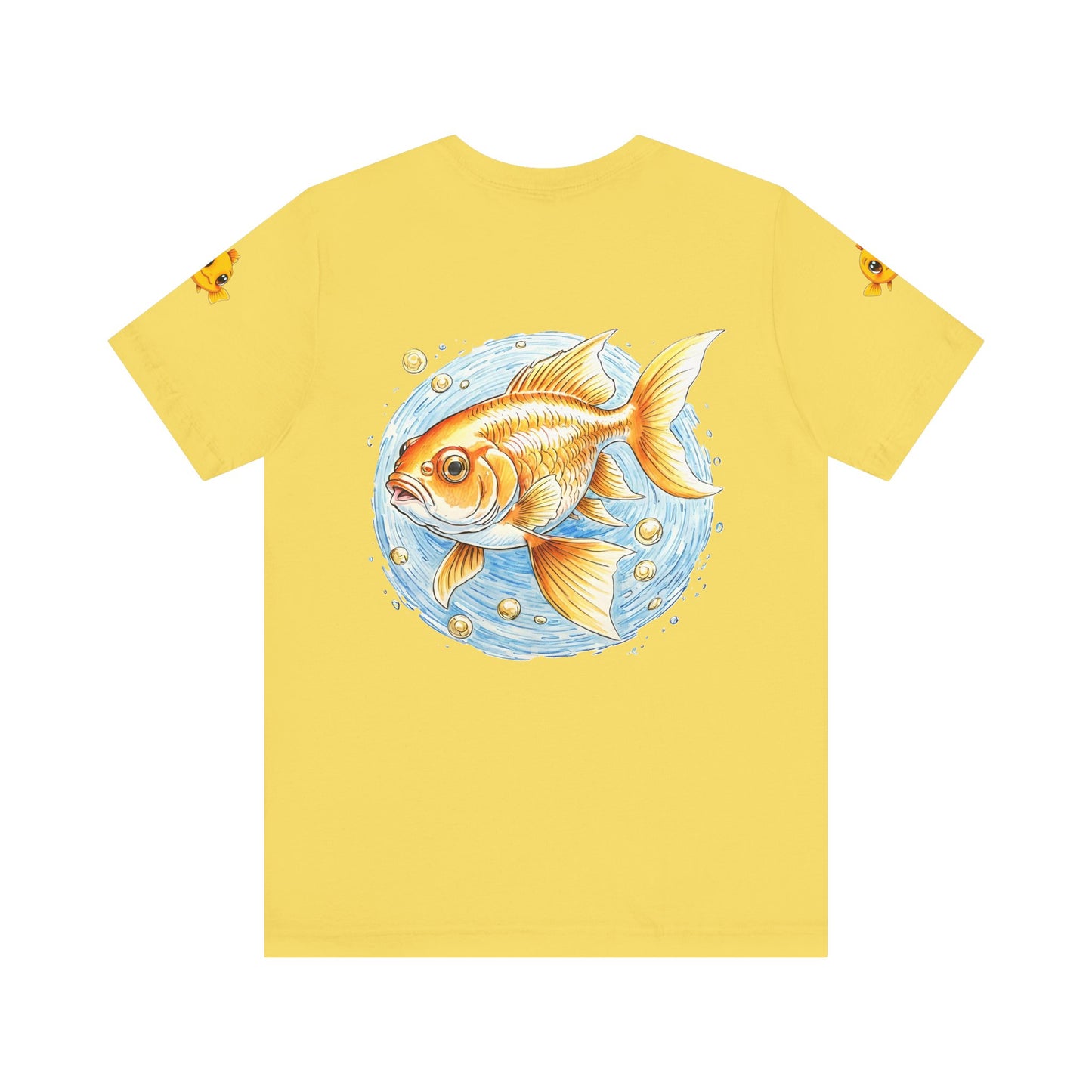 printed_Unisex_yellow_Sleeve_Tee